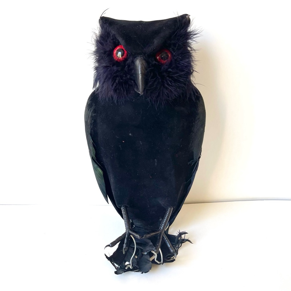 Vintage Martha Stewart Black Owl Halloween Decoration